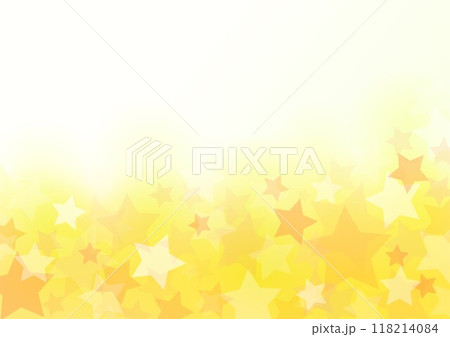 星グラデーション背景オレンジ 118214084