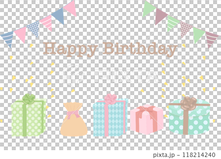 生日禮物插畫 生日禮物插畫 118214240