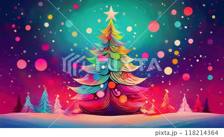 クリスマスツリー 118214364