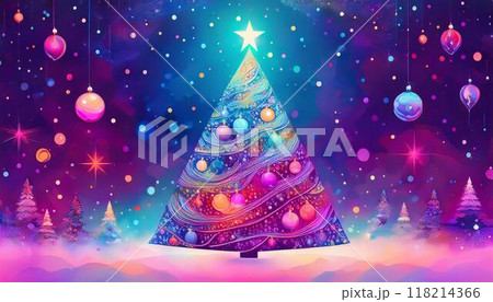 クリスマスツリー 118214366