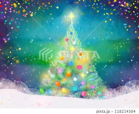 クリスマスツリー 118214384
