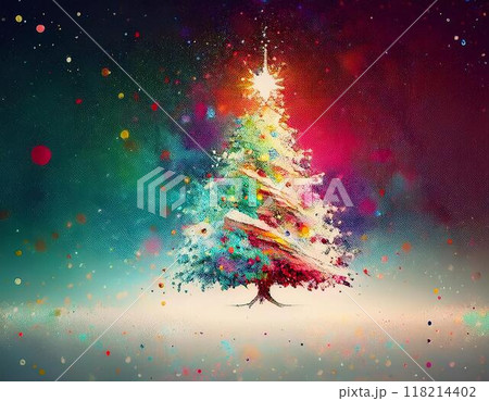クリスマスツリー 118214402