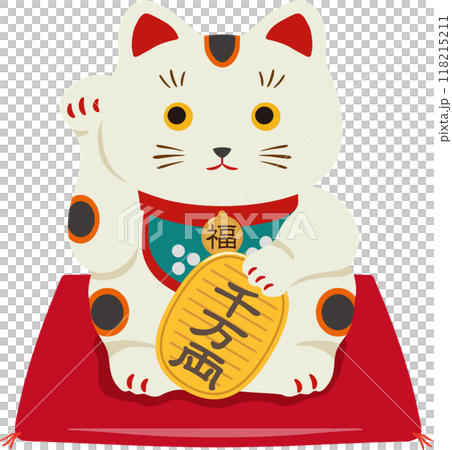 座布団つき招き猫 小判 座布団つき招き猫 小判 118215211