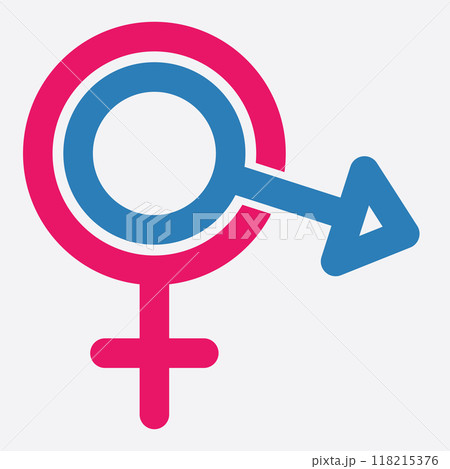 gender illustration logo. 118215376