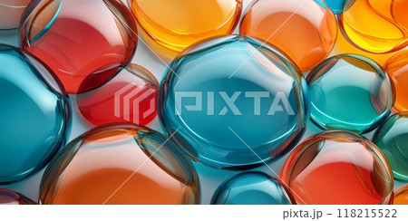 Colorful glass spheres 118215522