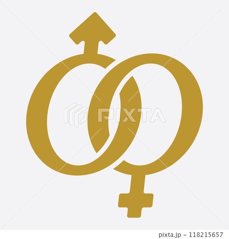male and female gender logos male and female gender logos 118215657
