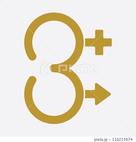 male and female gender logos male and female gender logos 118215674