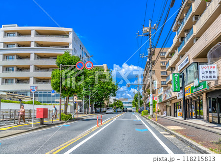 神奈川県川崎市の都市風景 梶が谷駅 神奈川県川崎市の都市風景 梶が谷駅 118215813