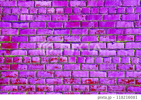 Smooth brickwork, changed colors, carp background in soft pastel colors. Smooth brickwork texture for the background. 118216081