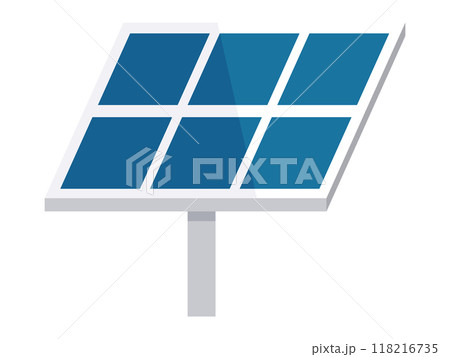 Solar panel vector illustration. Photovoltaic technology enables efficient conversion sunlight into electricity Sustainable energy practices are crucial for environmental preservation Electric power 118216735