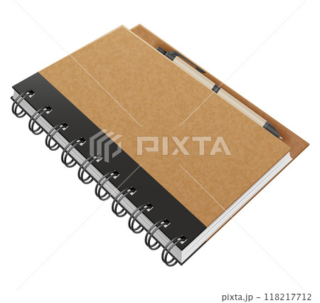 notebook for daily notes and reminders notepad cartoon stock vector illustration 118217712