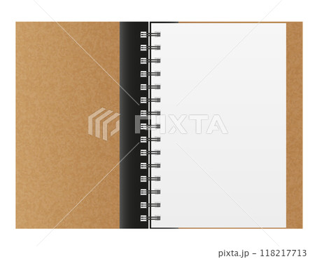 notebook for daily notes and reminders notepad cartoon stock vector illustration 118217713