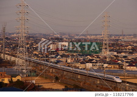 長大編成で湘南の街並みをを疾走する700系新幹線_2010/1/10撮影 118217766