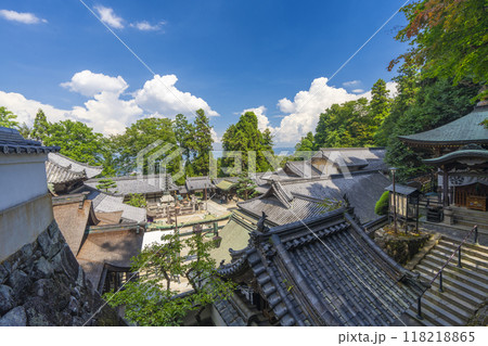 生駒山寳山寺(宝山寺)　境内を見下ろす 118218865