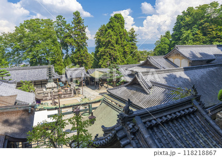 生駒山寳山寺(宝山寺)　境内を見下ろす 118218867