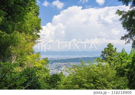 寳山寺(宝山寺)　大黒堂からの眺め 118218900