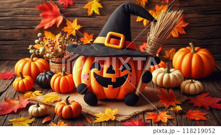 ハロウィンのかぼちゃ ハロウィンのかぼちゃ 118219052
