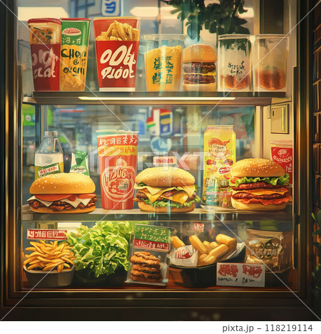 街のハンバーガーショップ 118219114