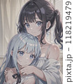 可愛い女の子のバレンタインの涙 118219479