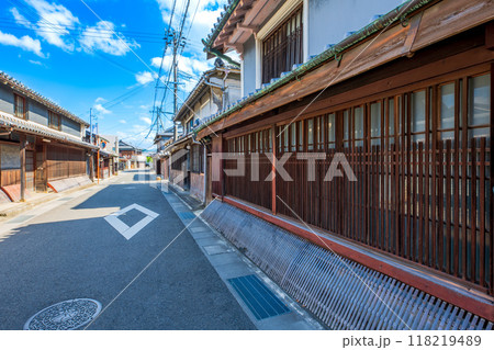 和歌山県　御坊の町並み 118219489