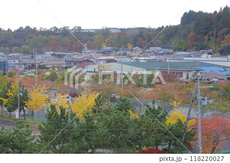 男鹿半島の町風景（秋田県 男鹿市） 118220027
