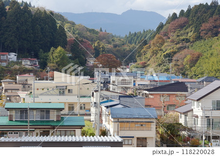 男鹿半島の町風景（秋田県 男鹿市） 118220028