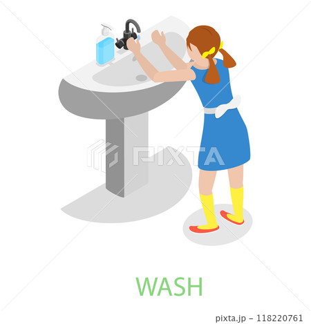 3D Isometric Flat Vector Illustration of English Grammar, Verbs Memorizing. Item 5 3D Isometric Flat Vector Illustration of English Grammar, Verbs Memorizing. Item 5 118220761