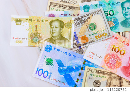 War between economies of United States, China between Chinese Yuan, American dollar 118220782