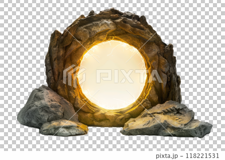 mystical portal to other realms with portal-themed magical energy spell effects 118221531