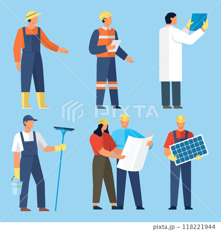 Solar energy vector illustration. The generator industry is increasingly focusing on environmentally friendly solutions Solar energy concepts emphasize sustainable and eco friendly aspects power 118221944