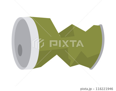 Garbage vector illustration. Dirty surroundings reveal mess results from inadequate waste management Garbage metaphorically represents dross threatens our natural ecosystems 118221946
