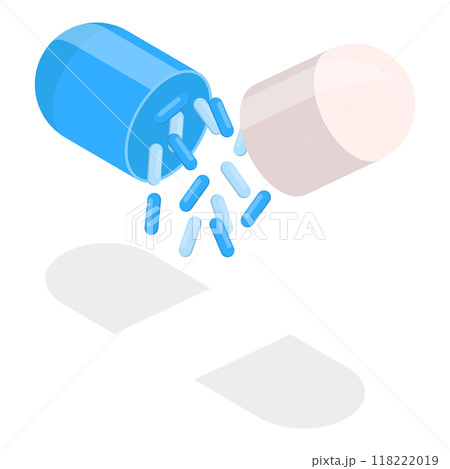 3D Isometric Flat Vector Set of Probiotics Pills, Microbiome Elements in Medical Capsules. Item 4 3D Isometric Flat Vector Set of Probiotics Pills, Microbiome Elements in Medical Capsules. Item 4 118222019