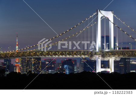 都市夜景 東京湾 都市夜景 東京湾 118222383