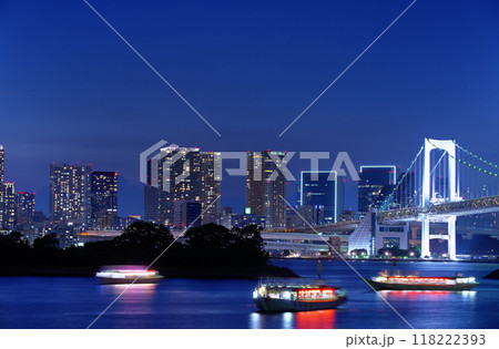 都市夜景　東京湾 118222393