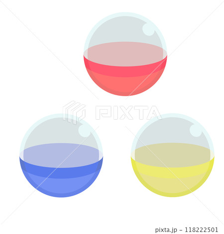 ガチャのカプセルのイラスト 118222501
