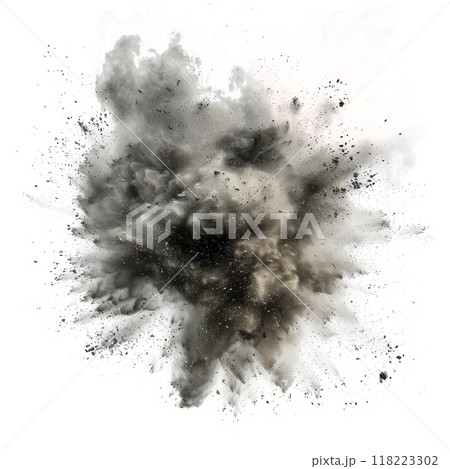 A surreal explosion of soft dust particles 118223302