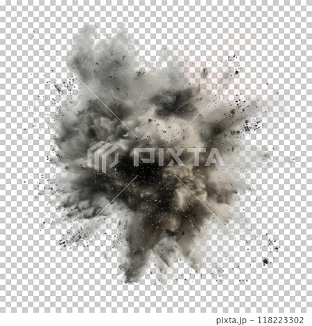 A surreal explosion of soft dust particles 118223302