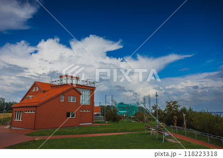 Vente Cape in Lithuania, bird ringing place. Ornithological Station one of the first bird ringing stations in Europe 118223318