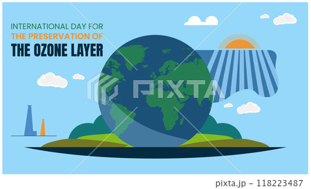 International Day for the Preservation of the Ozone Layer design templet International Day for the Preservation of the Ozone Layer design templet 118223487