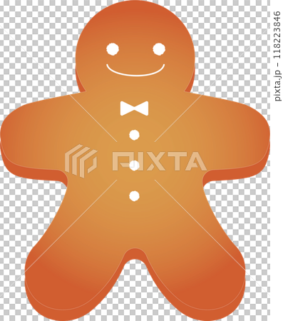 Cute ginger cookies vector illustration 118223846