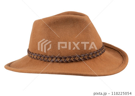 Old west style cowboy hat. 118225054