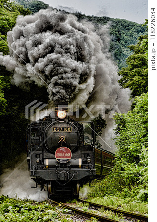 磐越西線の蒸気機関車 118226034