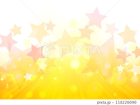 星グラデーション背景オレンジ 118226090