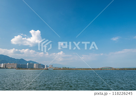 琵琶湖大津港風景 大津市 琵琶湖大津港風景 大津市 118226245