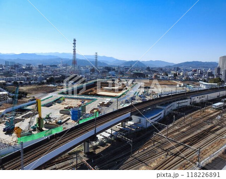 中央新幹線 神奈川県駅(仮称)工事現場 2021/2/20 118226891