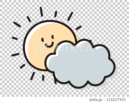 手繪天氣_晴轉陰 118227433
