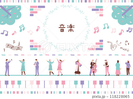 音楽を楽しむ人達 118228065