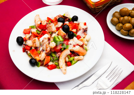 Seafood salad Salpicon de marisco Seafood salad Salpicon de marisco 118228147
