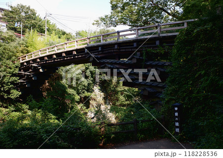 山梨県　甲斐の猿橋 118228536