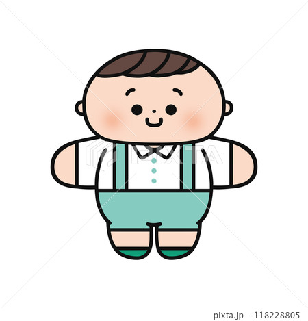 両手を広げた男の子 118228805